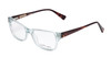 Profile View of Ernest Hemingway H4805 Cateye Eyeglasses in Blue Crystal Mist/Red Tortoise 52mm