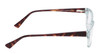 Side View of Ernest Hemingway H4805 Cateye Eyeglasses in Blue Crystal Mist/Red Tortoise 52mm