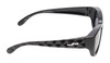 Side View of JP Jonathan Paul Beverly Womens Fitovers Sunglasses Crystal Black&Polarized Grey