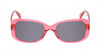 Front View of Kate Spade DIONNA-035J Womens Designer Butterfly Sunglasses Crystal Pink/Grey 52