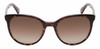 Front View of Kate Spade MELANIE Polarized Sunglasses Havana Tortoise Gold/Brown Gradient 52mm