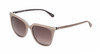 Profile View of Kate Spade GIANA-0KB7 Cat Eye Sunglasses Grey White Silver/Brown Gradient 54 mm