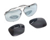 Extra Lenses for Porsche Design P8928 Unisex Sunglasses in Palladium Silver/Grey Blue Mirror 67mm