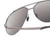 Close Up View of Porsche Design P8920 Unisex Pilot Sunglass Gunmetal Grey Black/Blue Mirror 63 mm