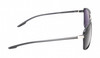Side View of Porsche Design P8934 Unisex Pilot Designer Sunglasses Grey/Polarized Smoke 59 mm