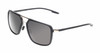 Profile View of Porsche Design P8934 Unisex Pilot Designer Sunglasses Grey/Polarized Smoke 59 mm