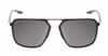 Front View of Porsche Design P8934 Unisex Pilot Designer Sunglasses Grey/Polarized Smoke 59 mm