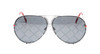 Front View of Porsche Design 911 Turbo Limited Edition P8478 Sunglass Silver/Grey/Diamond 69mm