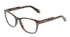 Profile View of QUAY Australia Hardwire Mini Designer Reading Eye Glasses with Custom Cut Powered Lenses in Amber Brown Tortoise Havana Gold Unisex Cat Eye Full Rim Acetate 51 mm
