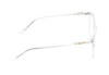 Side View of QUAY Australia All Nighter Cat Eye Blue Light Reading Glasses Clear Crystal 55mm