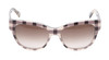 Front View of Kate Spade AISHA Cateye Sunglasses Tan Purple Plaid Tortoise/Brown Gradient 54mm