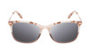 Front View of BCBG BAR105 Unisex Cat Eye Sunglasses in Red Rose Gold 52 mm with NON-Polarized Grey Gradient Lenses