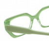 Close Up View of Reptile Cryptodira Women's Butterfly Designer Reading Glasses Green Crystal 55mm