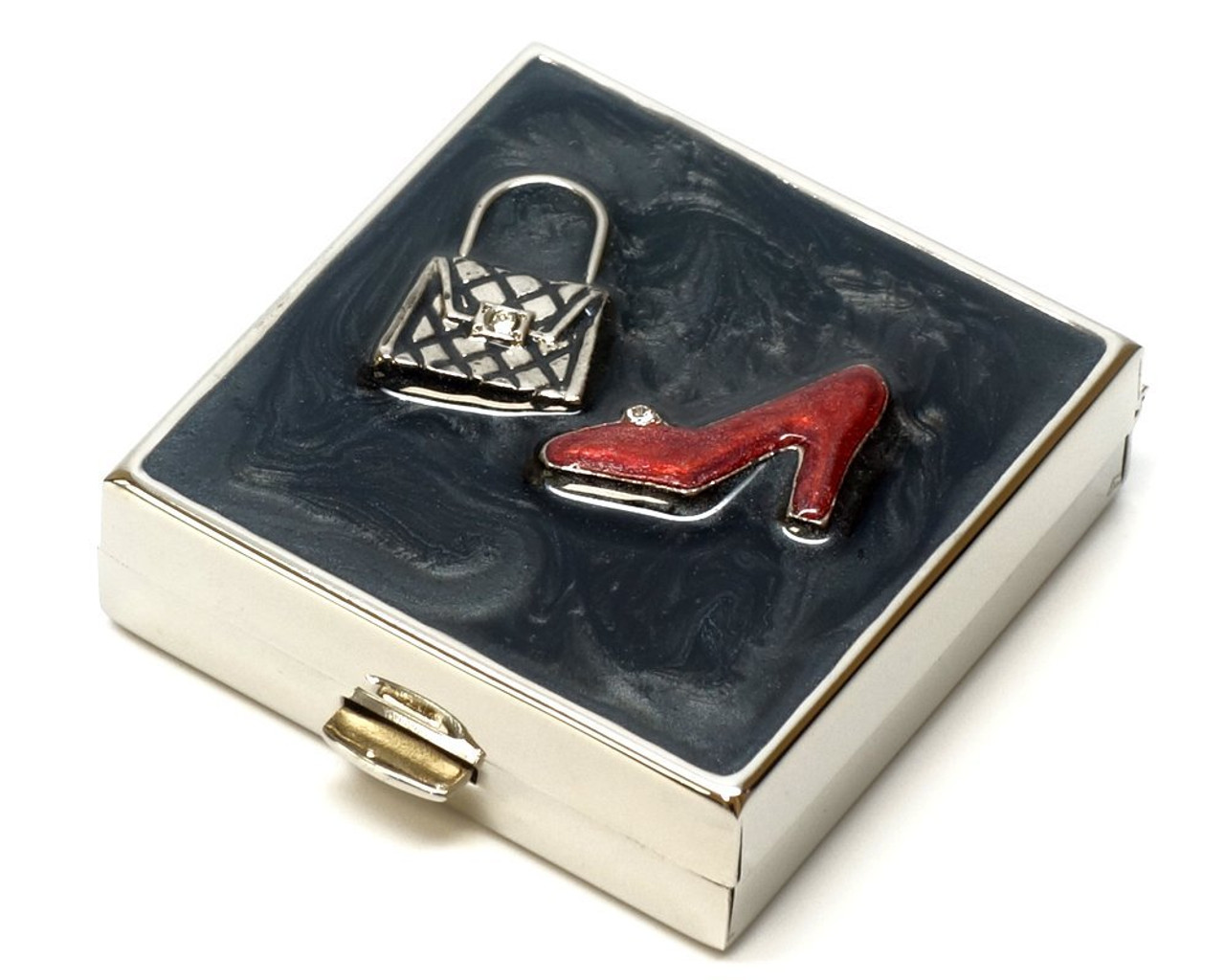 Speert Designer Pill Box Style 9311 Fashion Velvet Pouch High Heel Purse  Sparkle - Speert International