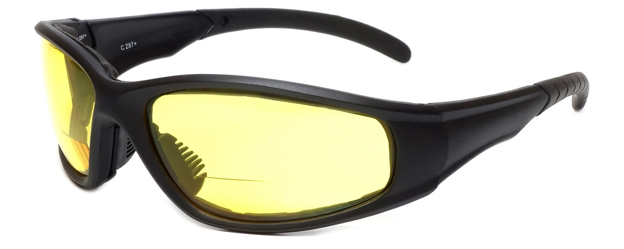 Calabria 23BF Bi-Focal Safety Glasses UV Protect Yellow Copper Rate  ShatterProof - Speert International