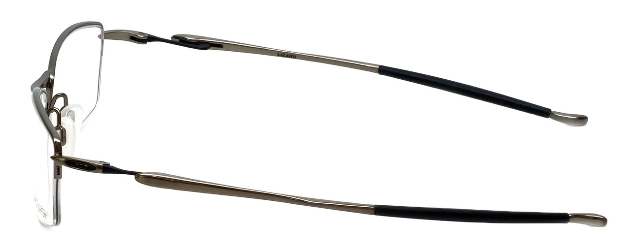 Oakley Designer Eyeglasses Lizard OX5113-0354 in Brushed Chrome 54mm ::  Progressive - Speert International