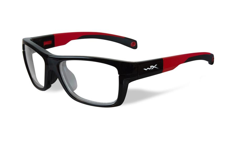 Wiley-X Designer Eyeglasses WX Crush Youth Force in Gloss Black