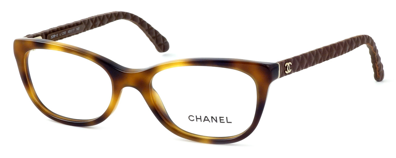 Chanel Womens Designer Reading Glasses 3288Q-1295 in Tortoise 51mm