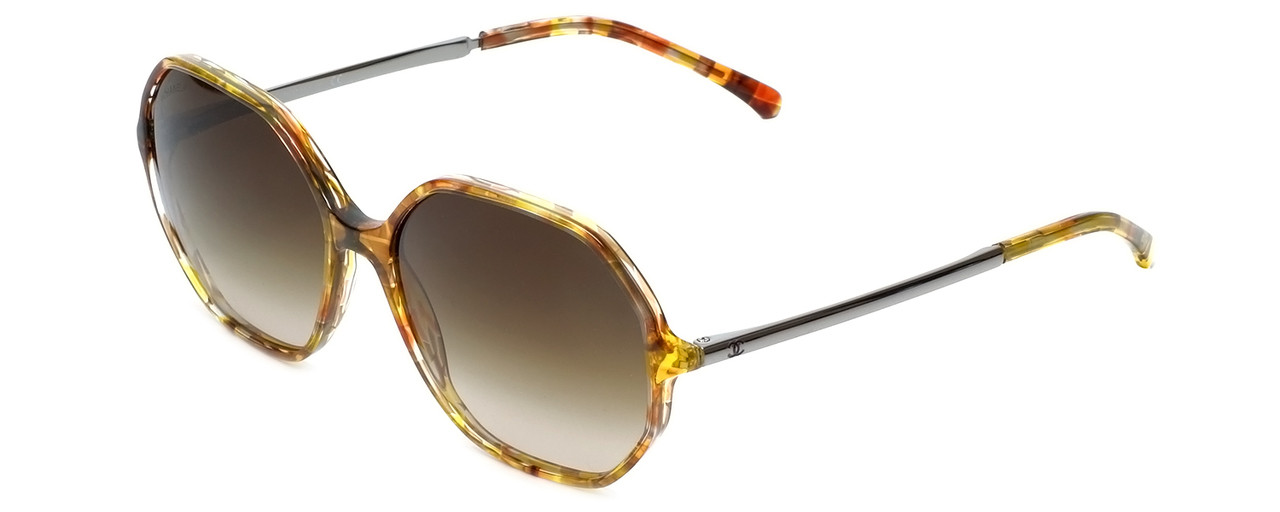 Chanel Designer Sunglasses 5345-1523 in Yellow-Brown with Brown Gradient  Lens