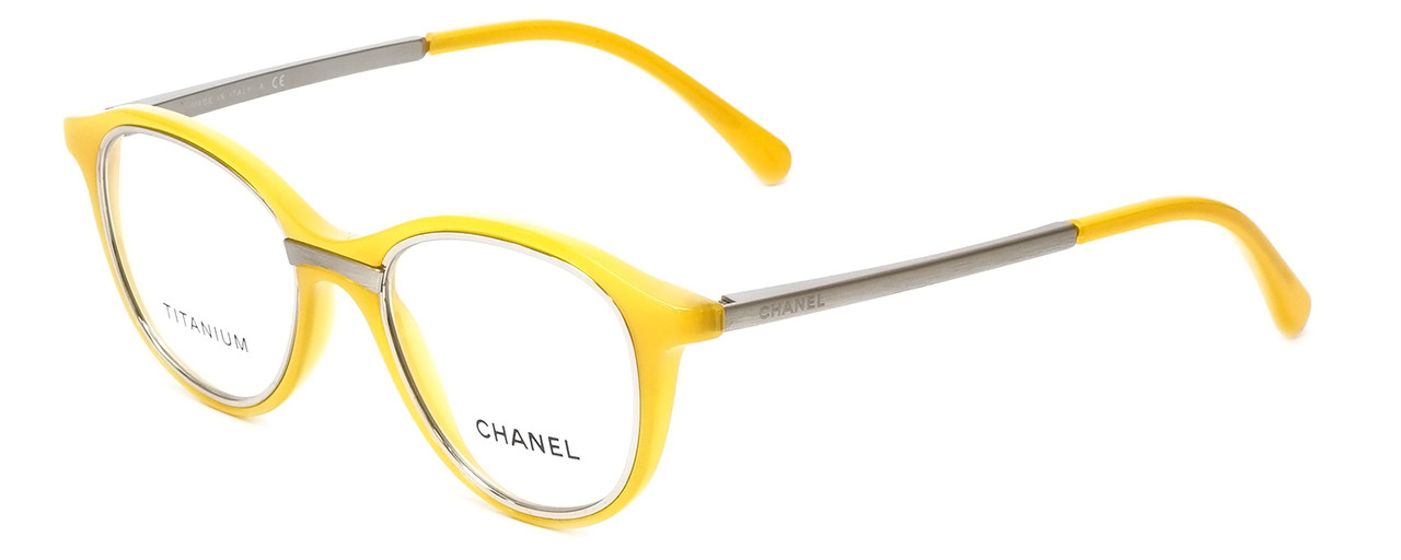 Chanel Designer Reading Glasses 1507T-1435 in Yellow 48mm