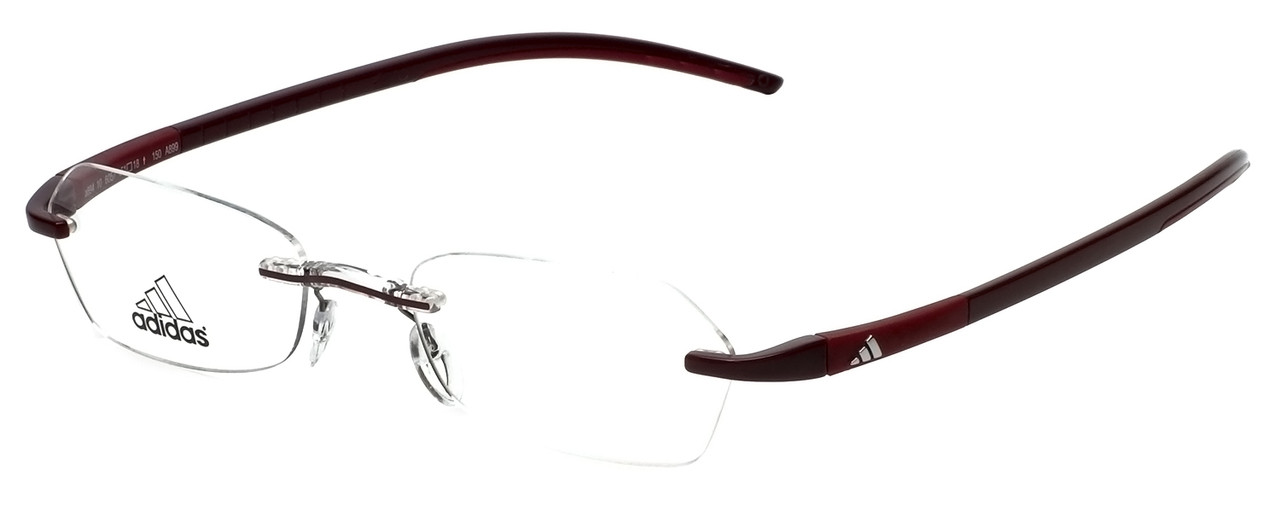 Adidas Designer Eyeglasses a894-10-6057 in Burgundy 51mm :: Custom Left &  Right Lens - Speert International