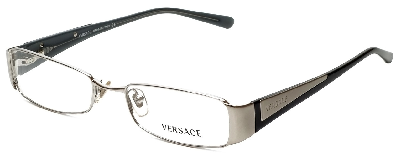 versace silver eyeglasses