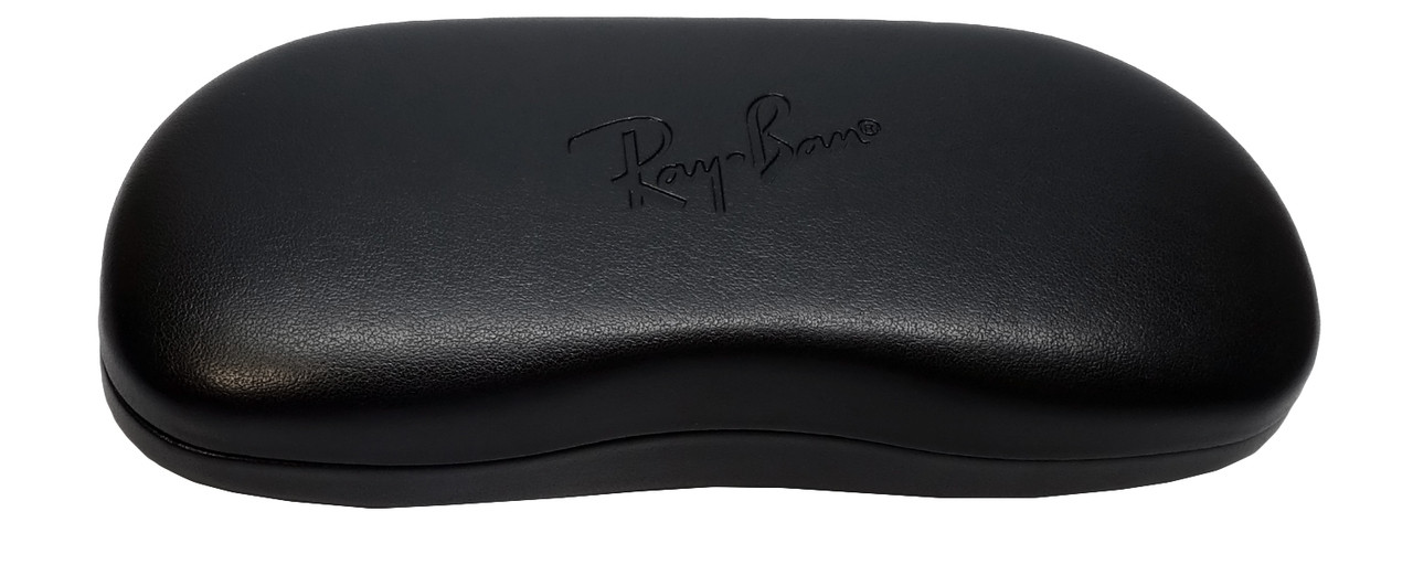 Ray-Ban Clamshell Black Eyeglass Case New Authentic Syn. Leather 