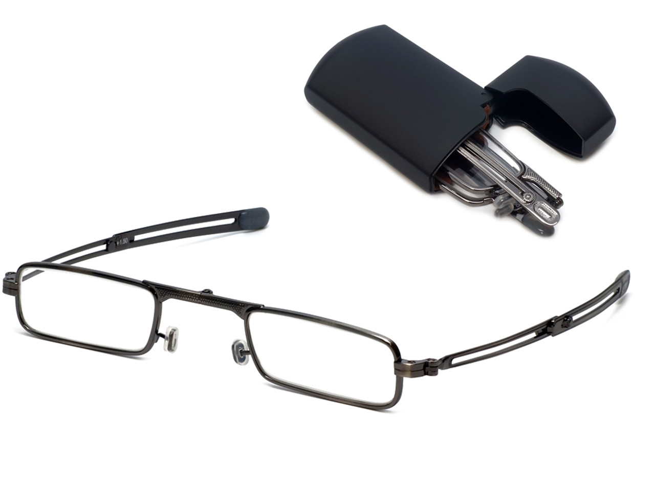 Clip On Flip Up Reading Glasses with Lens Adds +1.00 to +2.50