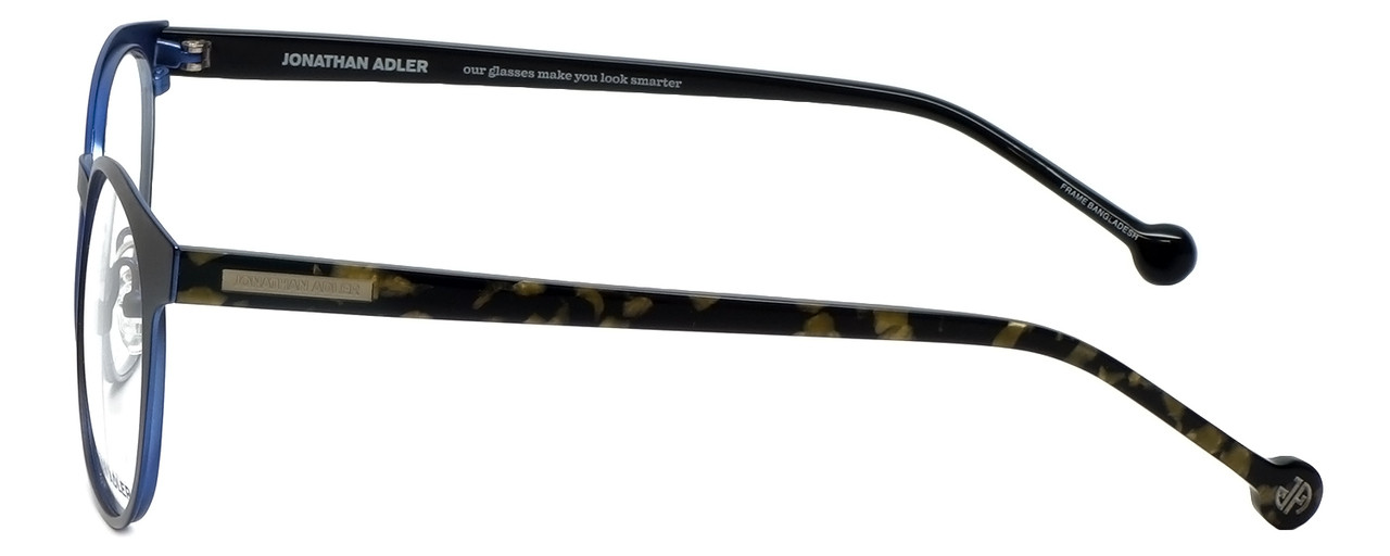 Jonathan Adler Designer Eyeglasses JA506-Black in Black 51mm :: Progressive