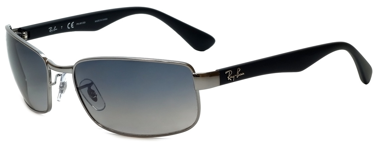 Ray-Ban Polarized Designer Sunglasses in Gunmetal with Grey Gradient Lens  RB3478-004/78 - Speert International