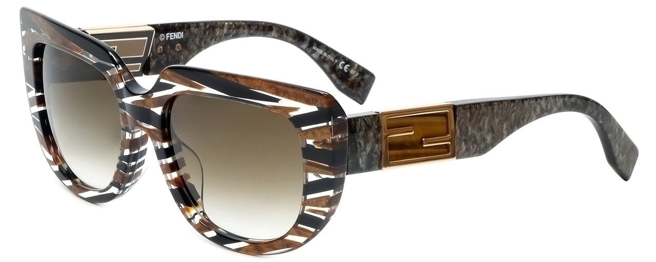 Fendi Cat-eye Frame Sunglasses in Brown