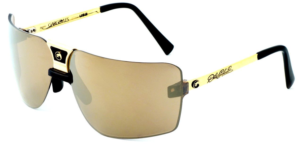 reebok classic sunglasses gold