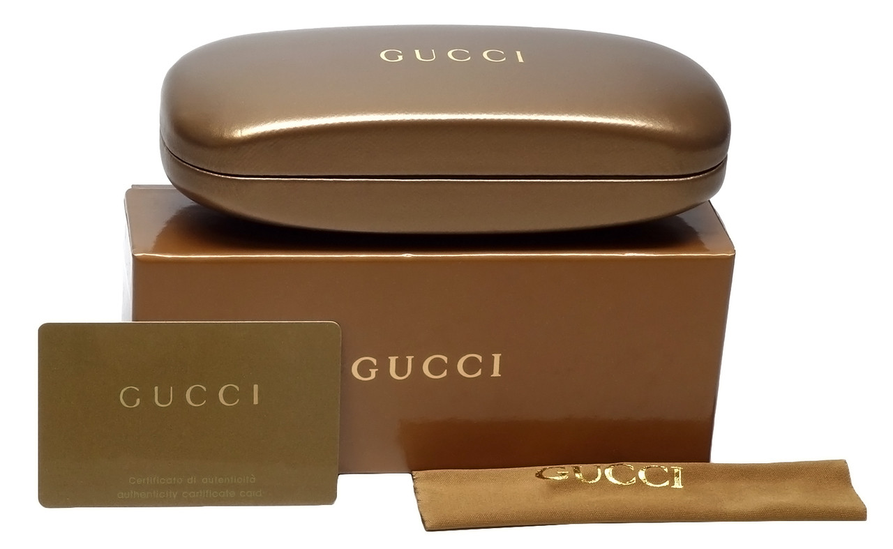 gucci glasses case brown