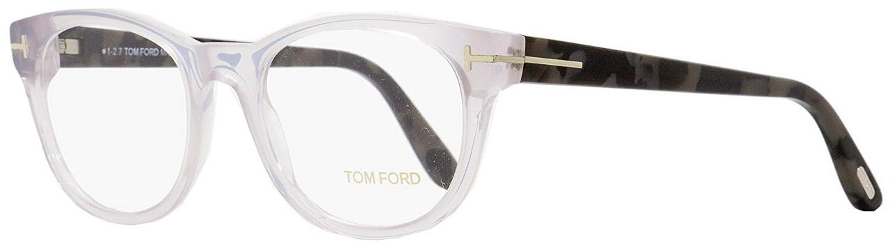 Tom Ford Designer Eyeglasses FT5433-020 in Clear 53mm :: Custom Left &  Right Lens