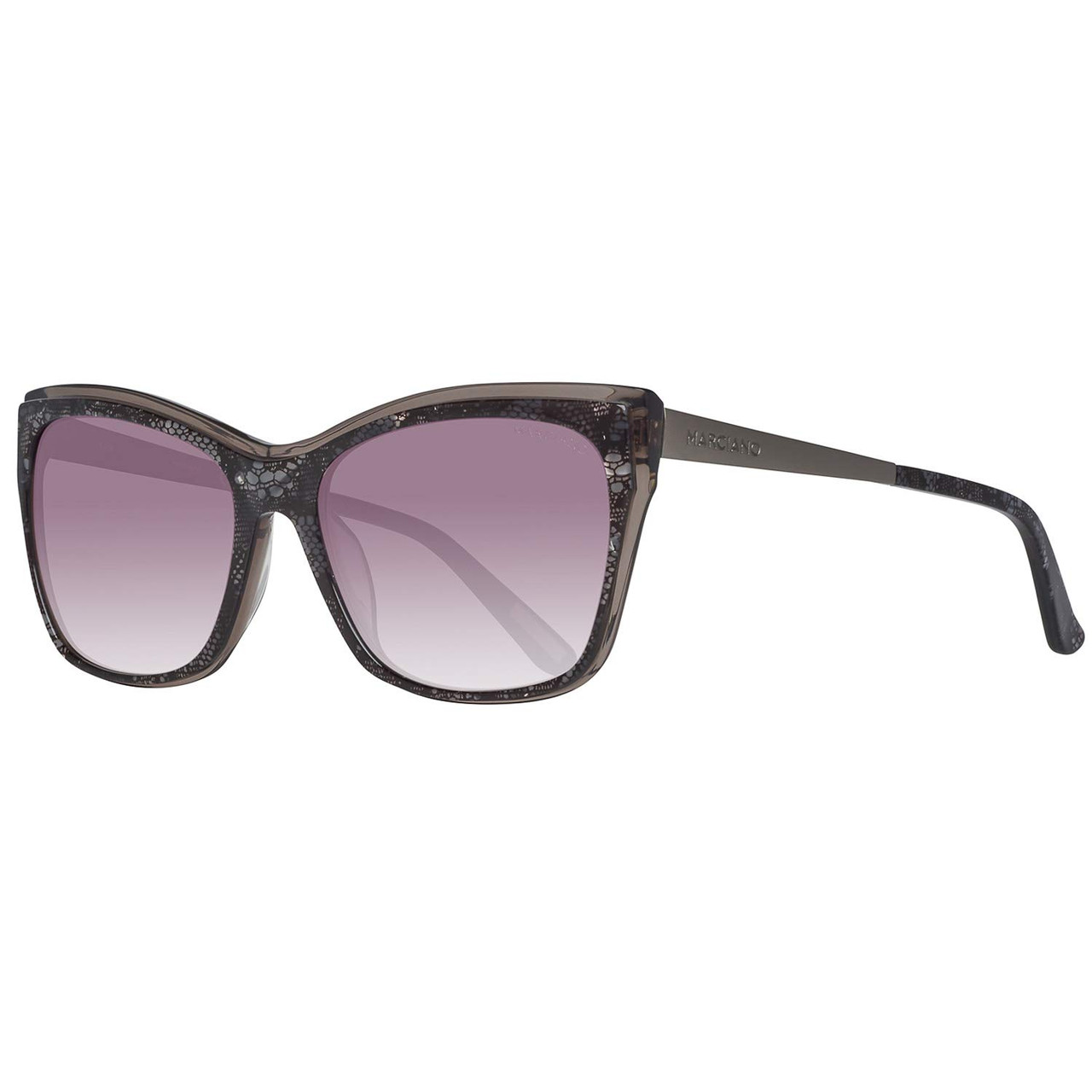 Guess Designer Sunglasses GM0739-05C in Black Lace with Violet
