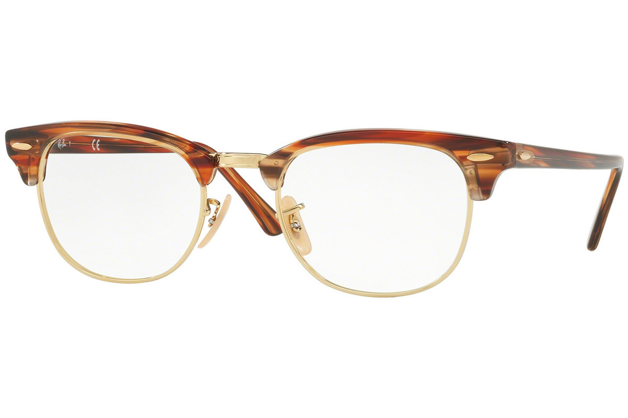 Ray Ban Designer Prescription Eyeglasses RX5154-5751 Brown/Beige ...