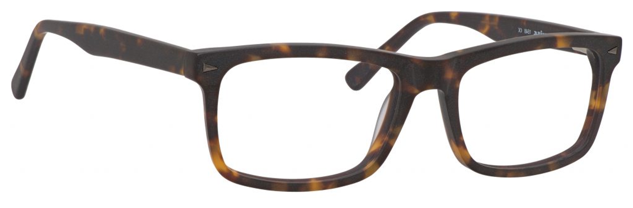 Esquire Mens EQ1548 Blue Light Filter A R Lenses Eyeglasses Matte Tortoise 55 mm Speert International
