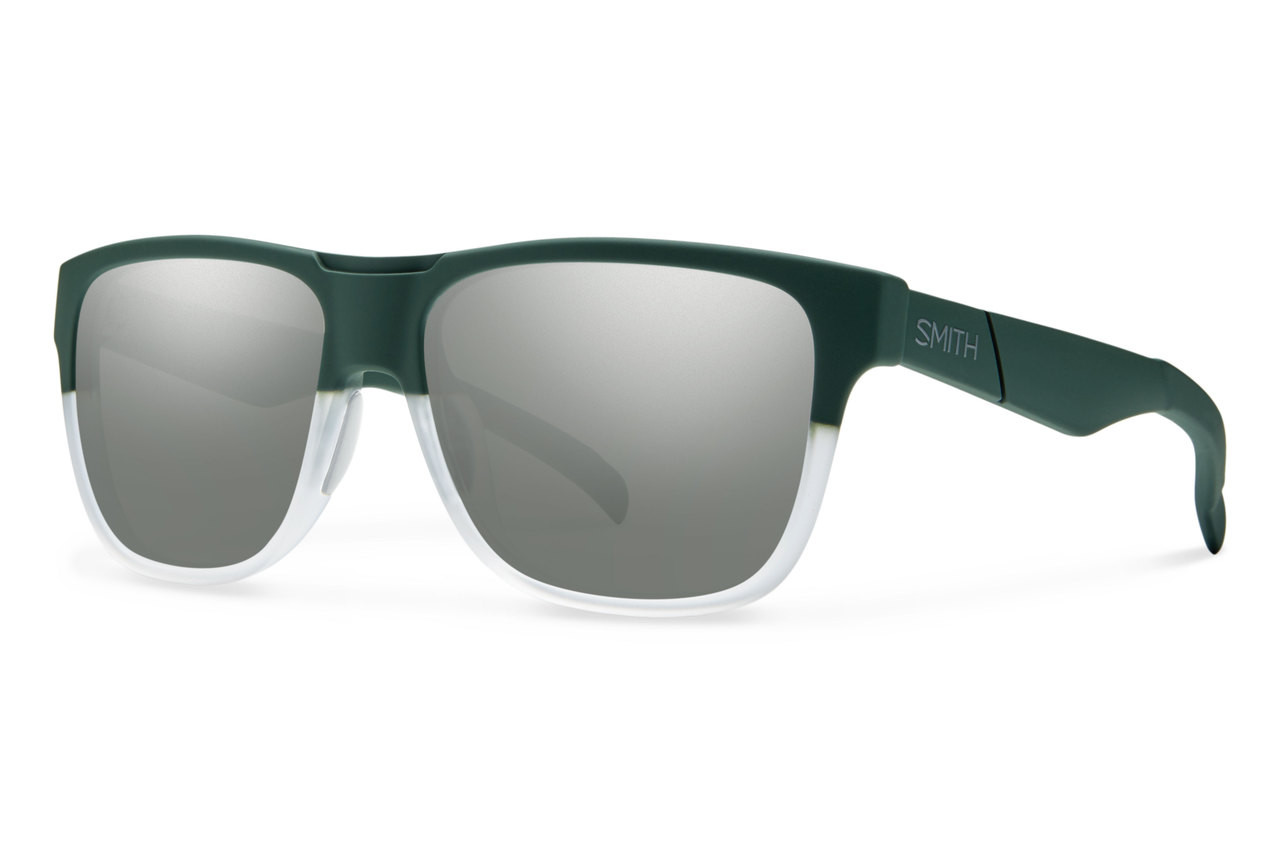 Smith Optics Lowdown Designer Sunglasses in Matte Olive Crystal