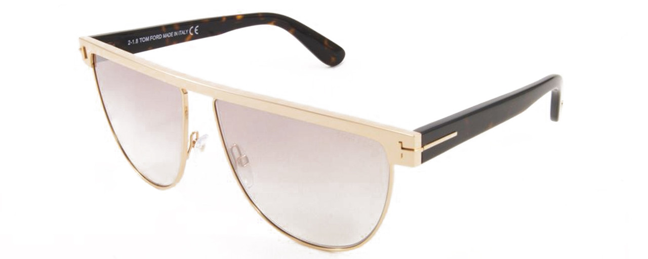 Tom Ford Stephanie Aviator Sunglasses TF570 28G Gold 60mm 570