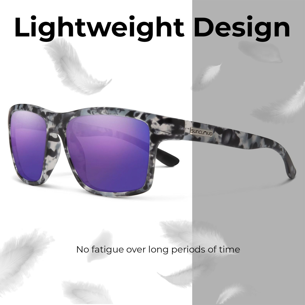 Suncloud A-Team Polarized Sunglasses Unisex Acetate Classic Retro