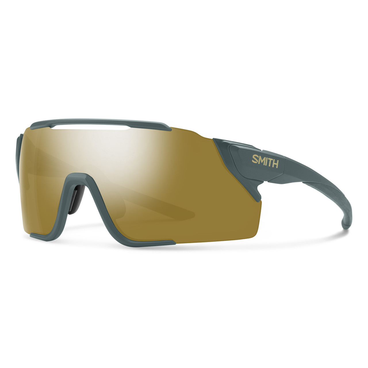 Smith Attack MAG MTB Wrap Sunglasses in Matte Spruce Green/CP Bronze/Amber  172mm