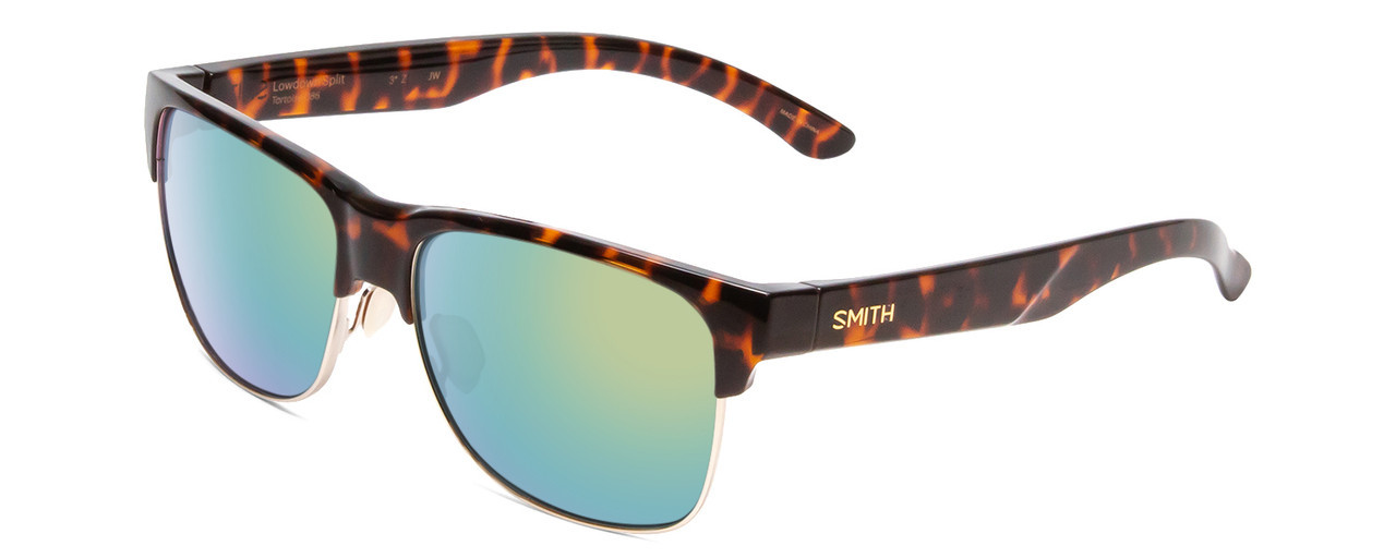 Smith Lowdown Split .5-Rimless Sunglasses Tortoise/CP Polarized