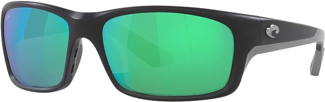 Costa Del Mar Paunch Sunglasses - Black/Green Mirror 580P