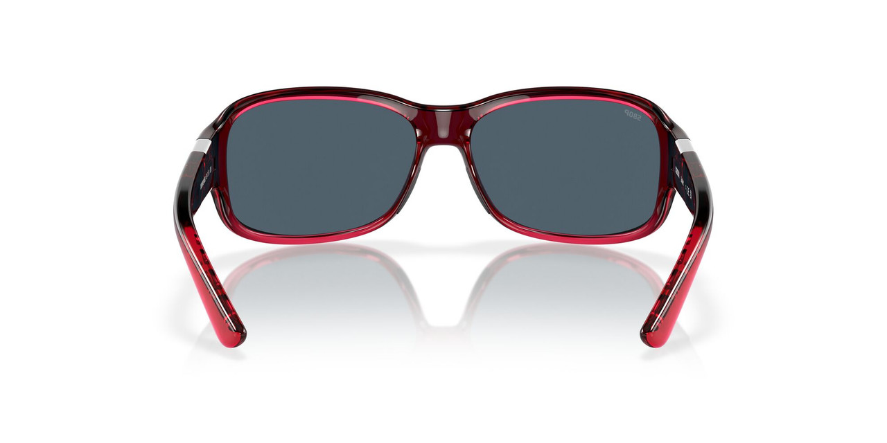 Costa Del Mar Inlet Womens Sunglass Pink Crystal Silver/Polarized
