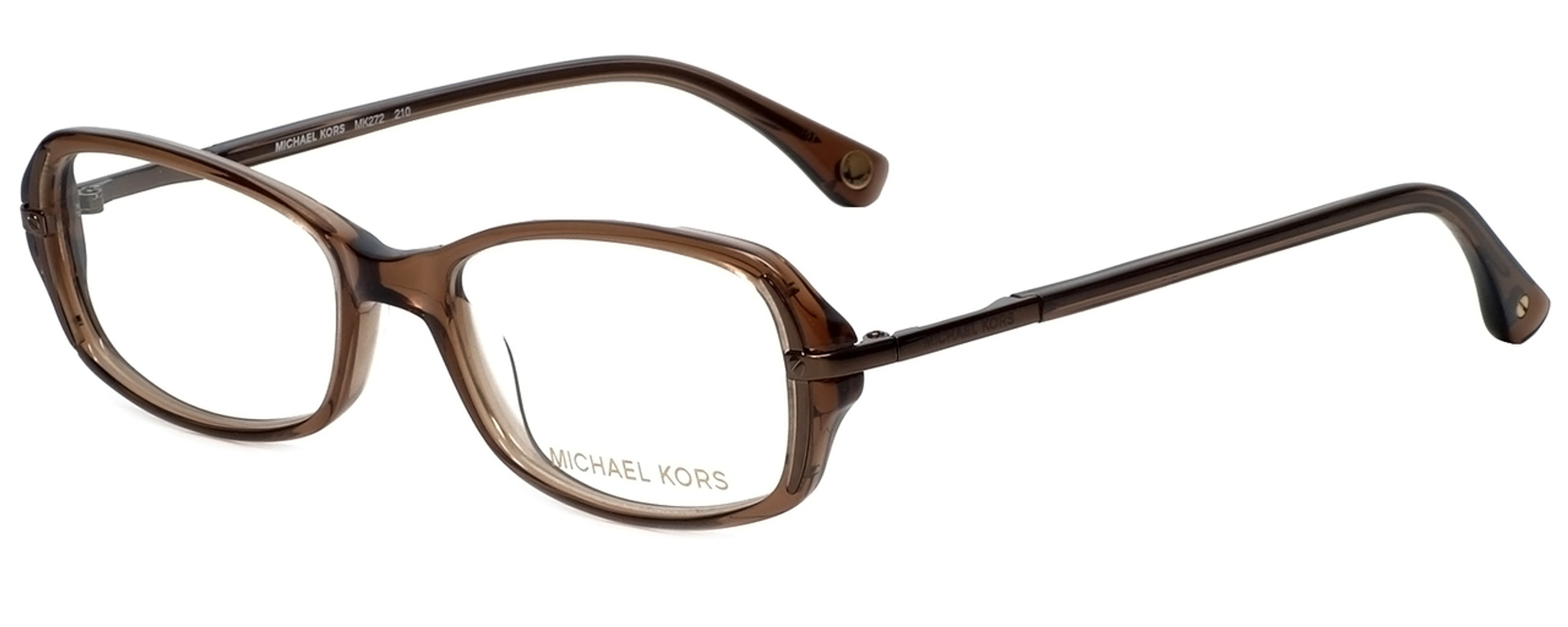 Michael Kors Designer Reading Glasses Mk272 210 In Brown 50mm Speert