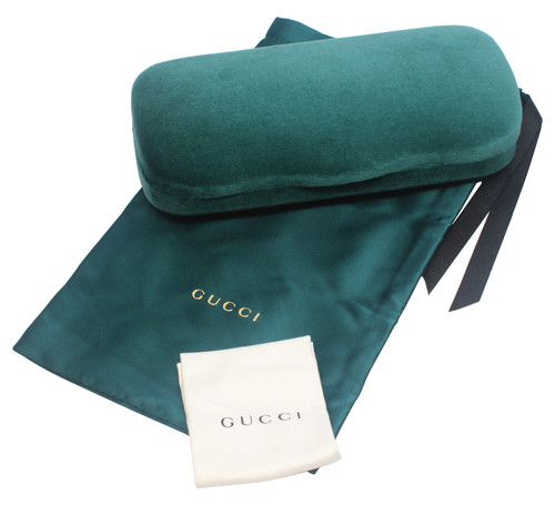 gucci green sunglasses case