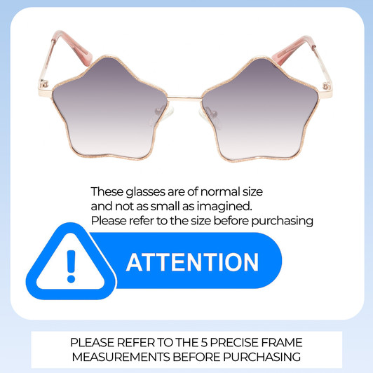 Size Awarenesss Illustration of Guess Factory GF4012 Women's Star Full Rim Designer Sunglasses in Shiny Rose Gold/Bordeaux Red Gradient 55mm