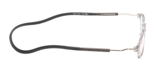 Snap Magnetic C3 Unisex Oval Blue Light Blocking Eyeglasses in Grey Crystal 52mm