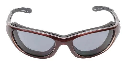 Front View of Wiley X Rx Airrage Climate Control Sport Sunglass in Metallic Plum Purple