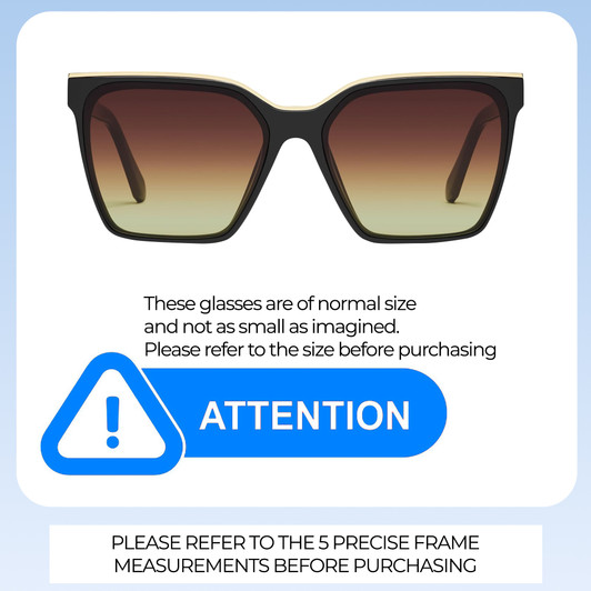 Size Awareness Illustration of QUAY Australia Level Up Women's Square Full Rim Designer Prescription Eyeglasses in Matte Black 60mm Rx-BI-FOCAL